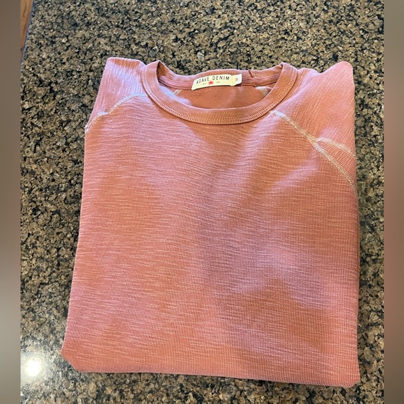 Agave denim long sleeve thermal textured top. NWOT SIZE MEDIUM - Picture 4 of 13